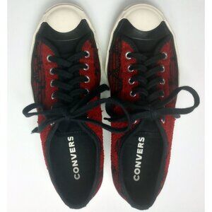 Converse Jack Purcell Patchwork Tomato Puree Rally Sneakers Women's 7.5 Men's 6